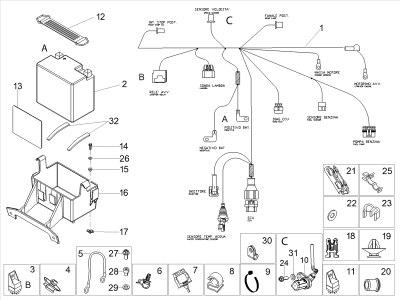 Ηλεκτρική εγκατάσταση πίσω